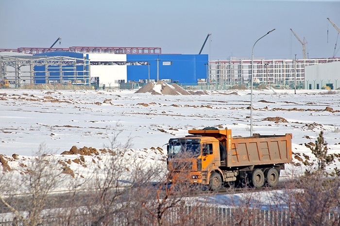 Шинный завод в городе Сарань